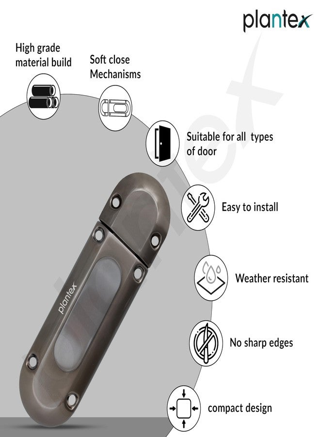 Plantex Latch Lock for Main Door/Heavy Duty Zinc Door Latch for Bathroom/Door Stopper/Baby Latch/Door Lock Latch for Home/Office/Bedroom - Pack of 1 (Satin Black) - Image 4
